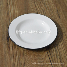 16 cm Popular Good Quality Reasonable Price Enamel Pie Dish Food Dish Salad Plate